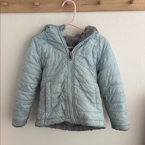 The North Face Kids Light Blue Puffer Jacket